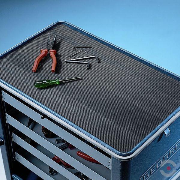 Mata antypoślizgowa Notrax, 751 Rib ‘n’ Roll 6 mm, zabezpieczająca, 100 cm x mb, drobnorowkowa, obszar suchy, czarny