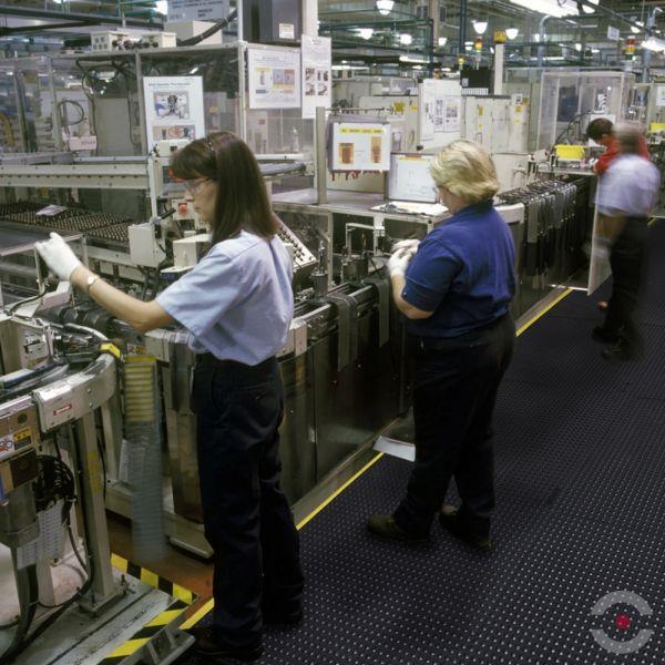 Mata ergonomiczna Notrax, 460 Skywalker HD, modułowa, gumowa, mb x mb, obszar suchy, czarny