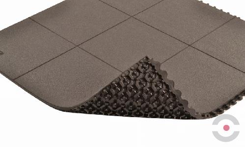 Mata antystatyczna Notrax 558 Cushion Ease ESD, modułowa, gumowa, mb x mb, obszar suchy, czarny