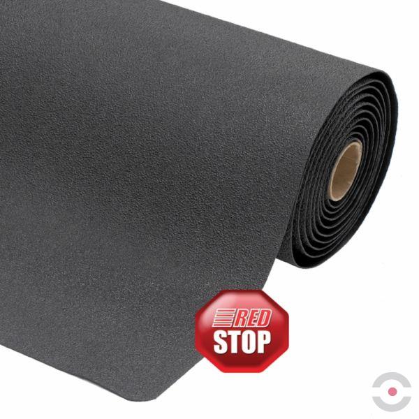 Mata ergonomiczna Notrax, 480 Pebble Trax, laminowana, 122 cm x 22,8 m, obszar suchy, czarny