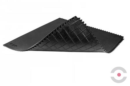 Mata ergonomiczna Notrax, 040 Slabmat Carre, antywstrząsowa, modułowa, 91 cm x 91 cm, obszar suchy, czarny