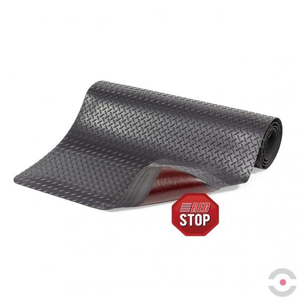 Mata ergonomiczna Notrax, 479 Cushion Trax, laminowana, 152 cm x 22,8 m, obszar suchy, czarny