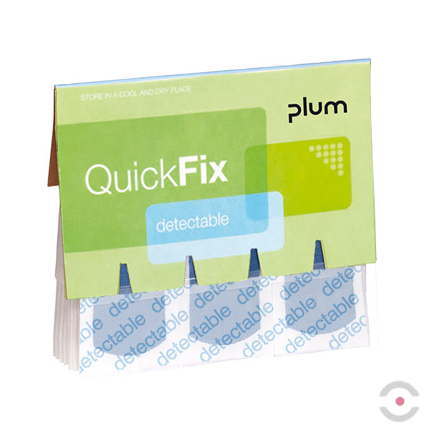 Plastry Plum QuickFix, wykrywalne 45 szt, 72*25 mm, uzupełnienie