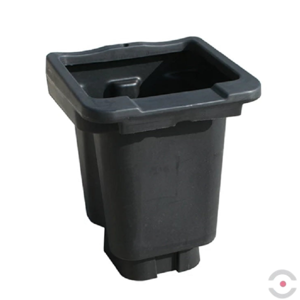 Zbiornik (przedział) roboczy polietylenowy Topserw 100 l, wanna 1260 l, 1 *IBC, czarny,