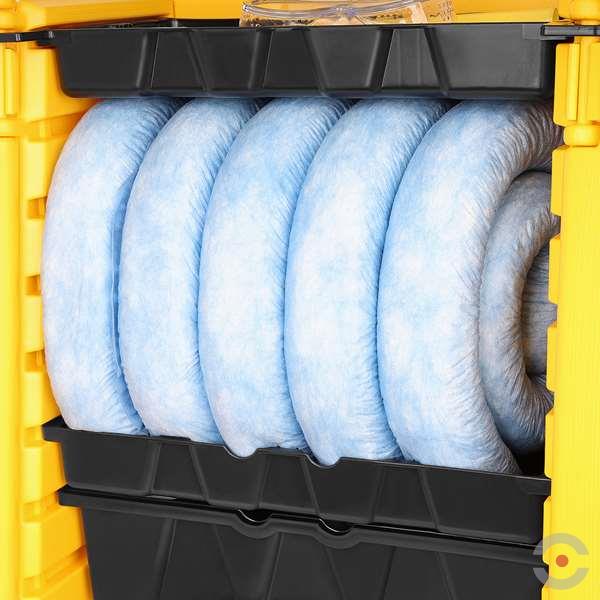 Zestaw mobilny Topserw, KADDIE, sorbenty tylko do oleju, 56 l