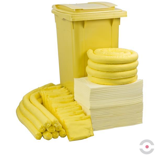 Zestaw mobilny Topserw, WHEELY Eco 240, sorbenty chemiczne, 231 l