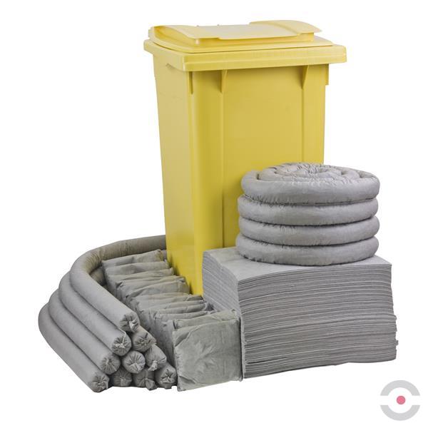 Zestaw mobilny Topserw, WHEELY Eco 240, sorbenty uniwersalne, 231 l