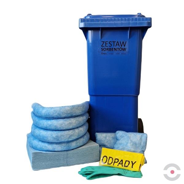 Zestaw mobilny Topserw, WHEELY 60, sorbenty tylko do oleju, 59 l