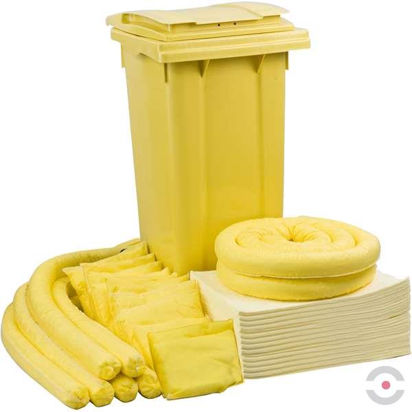 Zestaw mobilny Topserw, WHEELY Eco 120, sorbenty chemiczne, 112 l