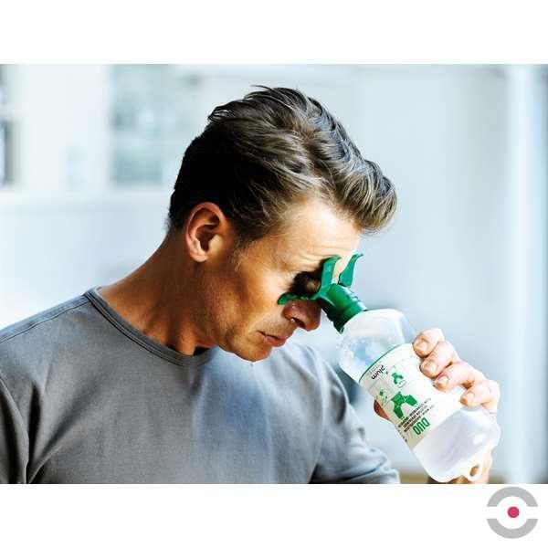 Zestaw naścienny zamykany Plum iBOX - roztwór do płukania oka, ciało obce, kwas i zasada, DUO, butelka 1*1000 ml, 1*500 ml, dozownik z plastrami