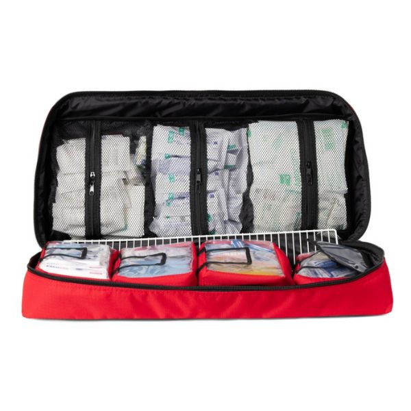 Zestaw pierwszej pomocy Topserw typ B, od 5 do 50 osób, torba, kolor pomarańczowy