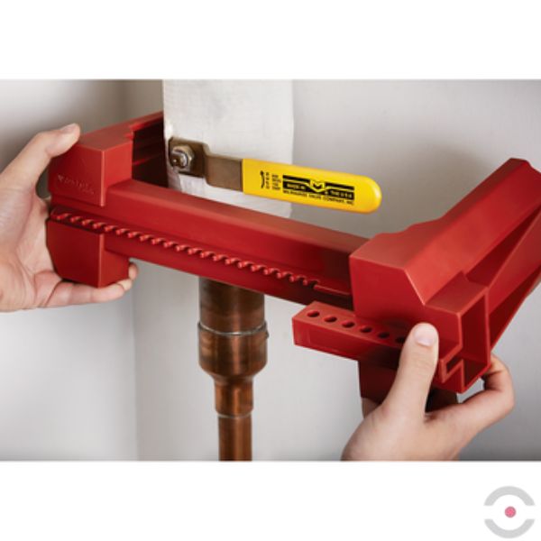 Blokada zaworu kulowego SUV, regulowana, 51-200 mm