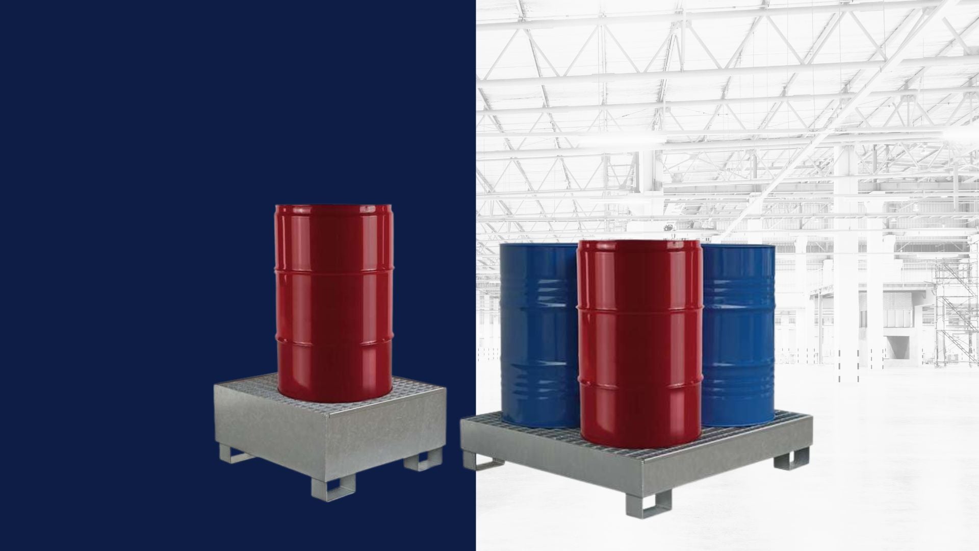 Dostawa 50 stalowych wanien wychwytowych dla dużej firmy z branży energetycznej