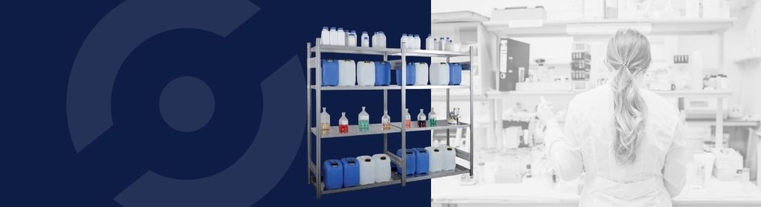 Regały chemiczne półkowe