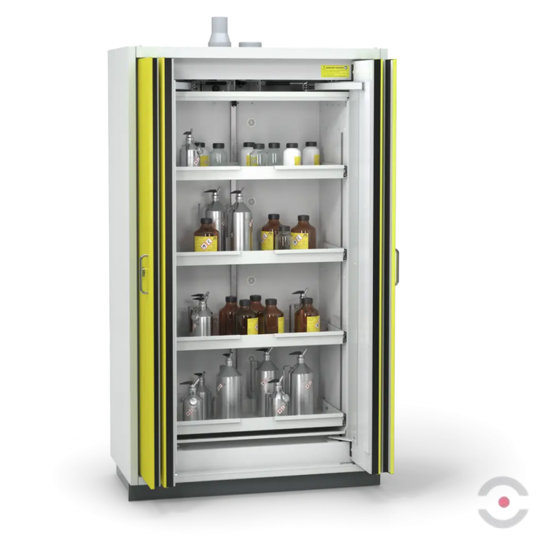Szafa ognioodporna Topserw PRIME-90 XL, 4 półki wysuwane, drzwi FSC żółte, PREMIUM, 90 min