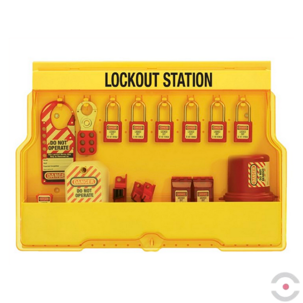 Tablica ścienna (Ex) na blokady, kłódki, zawieszki S*D*G 596*393*114 mm