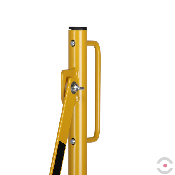 Bariera nożycowa, dł. 3600 mm, żółty/czarny