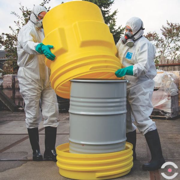 Pojemnik zabezpieczający OverPack, polietylenowy, 361 l, żółty