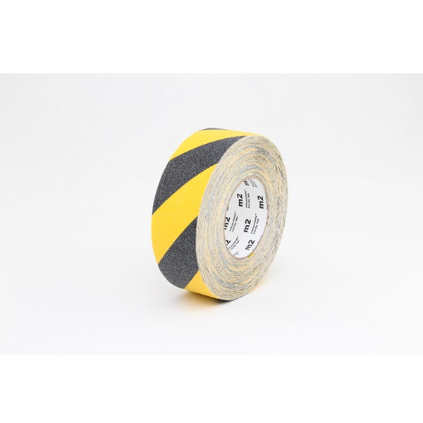 Taśma antypoślizgowa Hazard Warning, rolka, żółta/czarna, S*D 50 mm*18,3 m