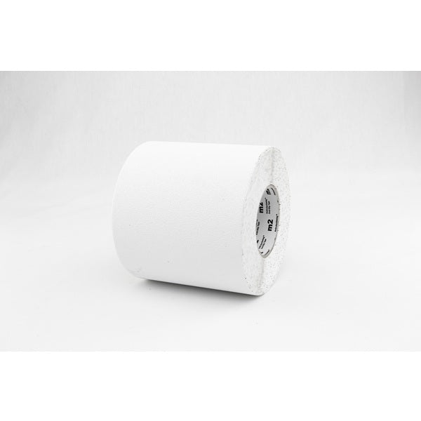 Taśma antypoślizgowa Easy Clean R10, rolka, biała, S*D 150 mm*18,3 m