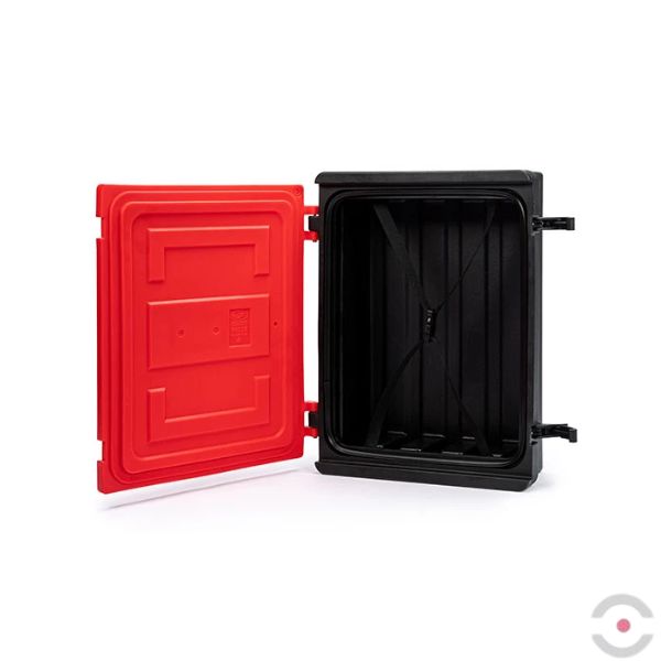 Szafka wisząca Jonesco na wąż gaśniczy, budynek, Seria 56, czerwony/czarny