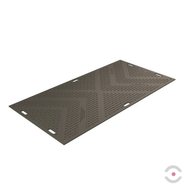 Płyta drogowa EuroMat – mata jezdna dla średnich obciążeń do 120 t, 1120*2410*12 mm