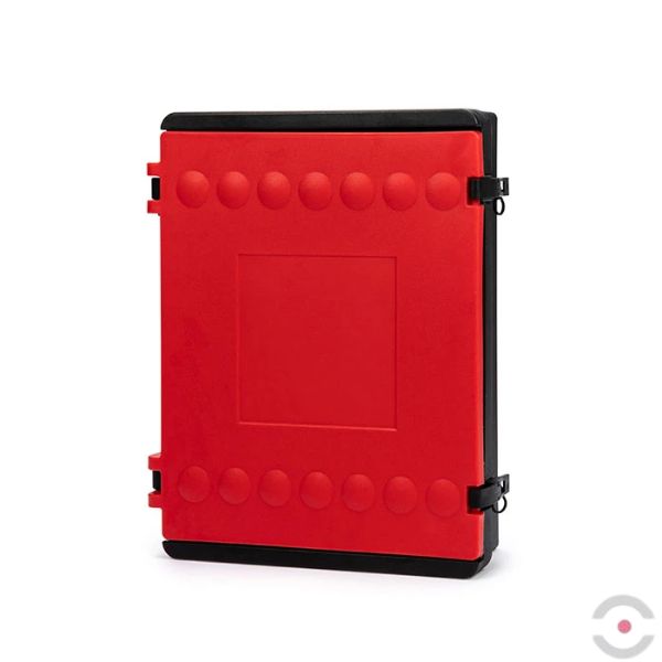 Szafka wisząca Jonesco na wąż gaśniczy, budynek, Seria 56, czerwony/czarny