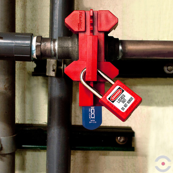 Blokada zaworu kulowego SUV, regulowana, 2 ramiona 12.7-50.8 mm