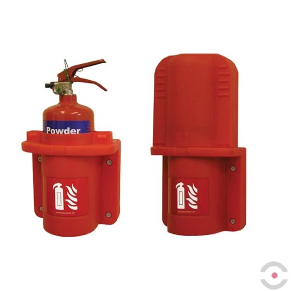 Stojak wiszący Jonesco na gaśnicę 2 kg, pojazd, Seria JFEX, czerwony