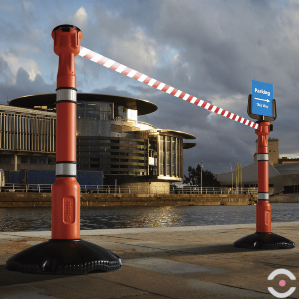 Podstawa do słupka SKIPPER - czarna, napełniana