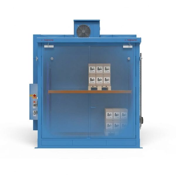 Magazyn ognioodporny Topserw BATTERY, REI120, 2 poziomy/1 segment, S*G*W 3400*1800*3500, 1*1000 l, 1*drzwi dwuskrzydłowe