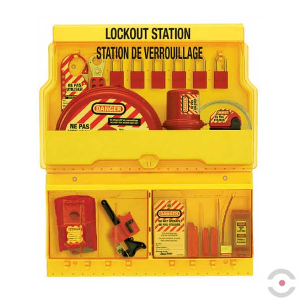 Tablica ścienna Delux na blokady, kłódki, zawieszki S*D*G 596*685*114 mm