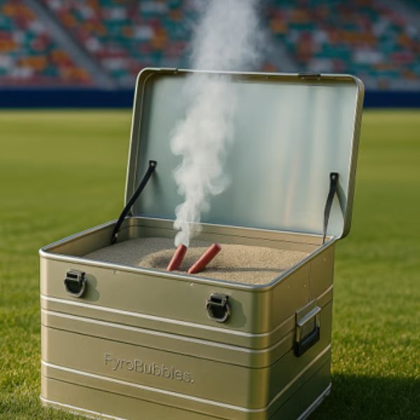 Pojemnik gaśniczy do rac i pirotechniki Topserw