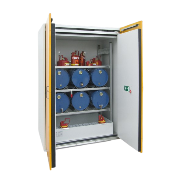 Szafa ognioodporna Topserw DRUM-90 XXL, beczka 6*60 l poziom, wanna wychwytowa EW, FAS, 90 min