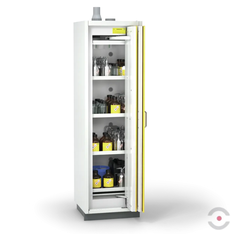Szafa ognioodporna Topserw SAFE-90 M, 4 półki, drzwi FSC żółte, PREMIUM, 90 min