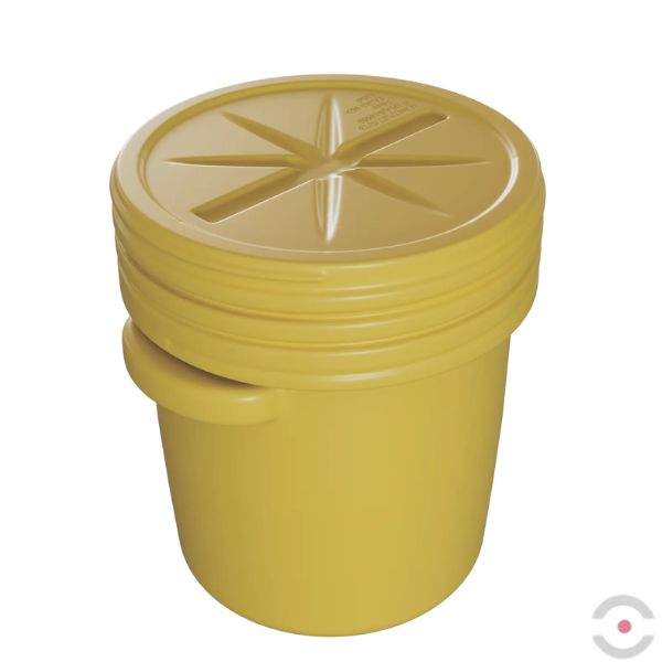 Pojemnik zabezpieczający LabPack, polietylenowy, 113 l, żółty