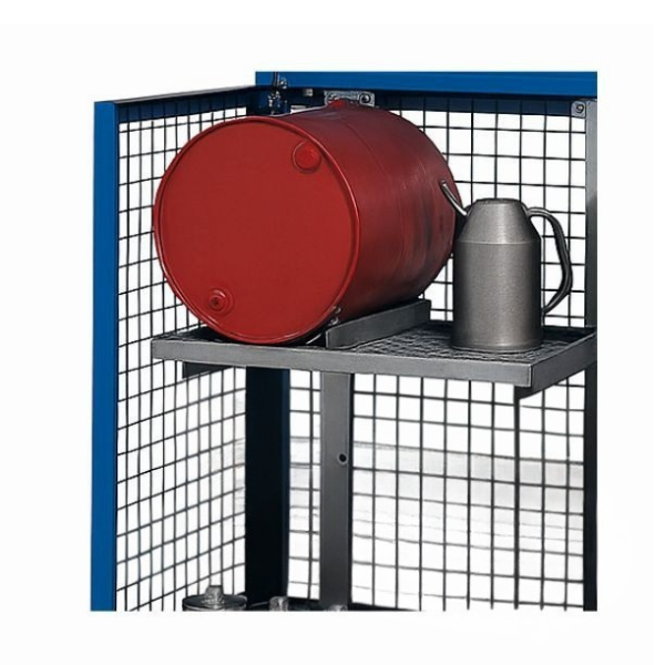 Półka kratowa (małe pojemniki, 1*beczka 60 l) S*G 650*500 mm, 1 poziom