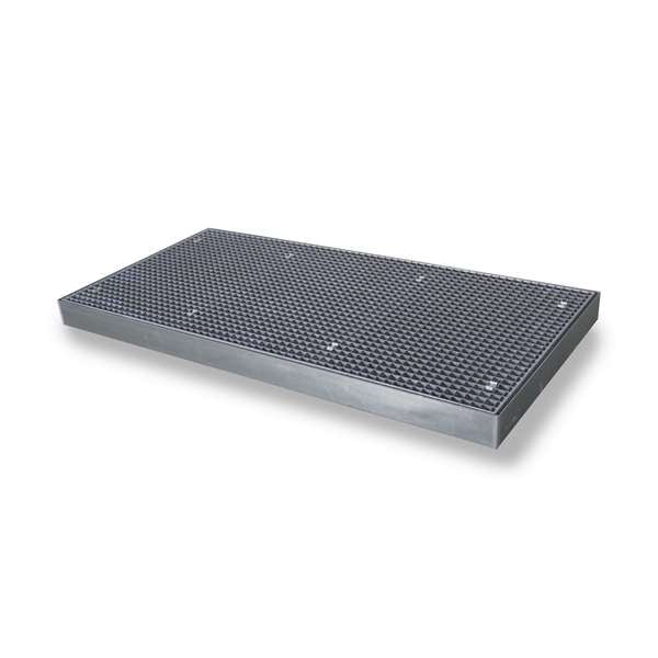 Platforma robocza stalowa Topserw 160 l, S*D*W 1000*2000*123 mm, wanna wychwytowa, LOW