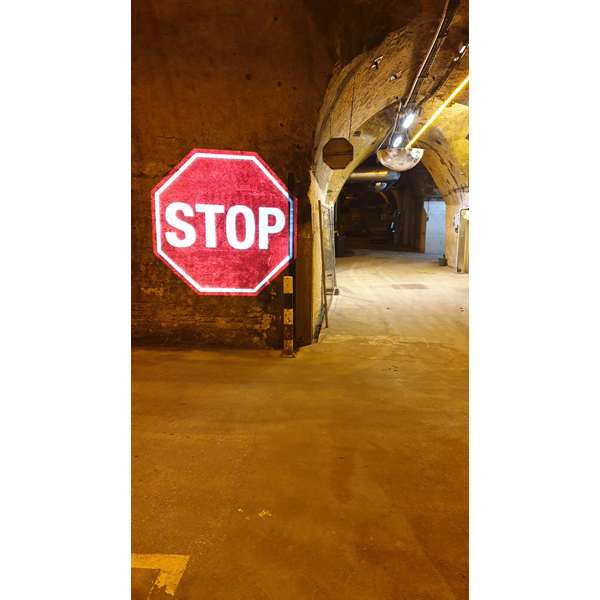 Projektor przemysłowy LED GOBO, 60W, optyka 20°, zewnętrzny, obrotowy, IP65