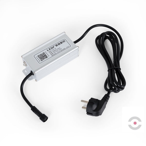 Projektor przemysłowy LED GOBO, 50W, optyka 18°, zewnętrzny, obrotowy, IP65