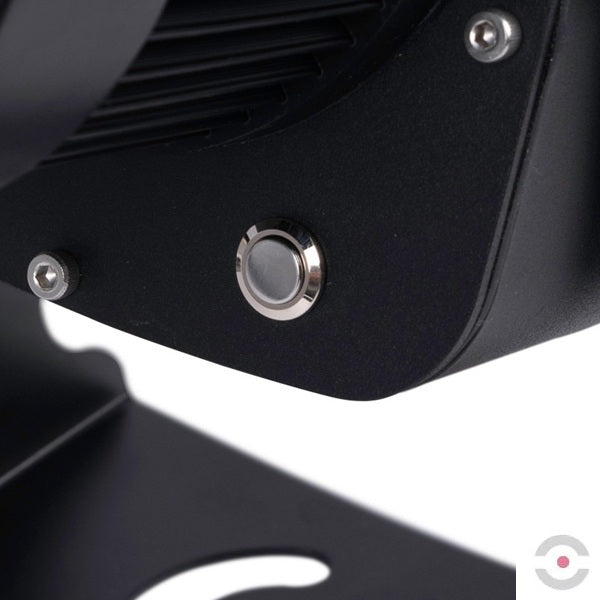 Projektor przemysłowy LED GOBO, 100W, optyka 20°, zewnętrzny, obrotowy, IP65