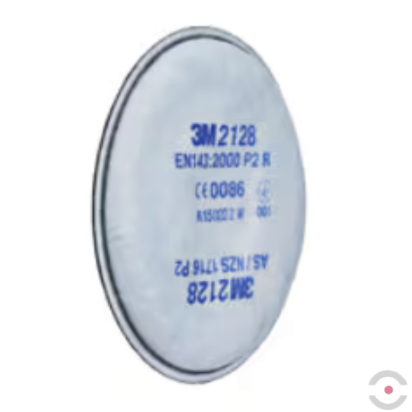 Filtr przeciwpyłowy, seria 2000, 3M 2128 klasa P2R, 1 szt