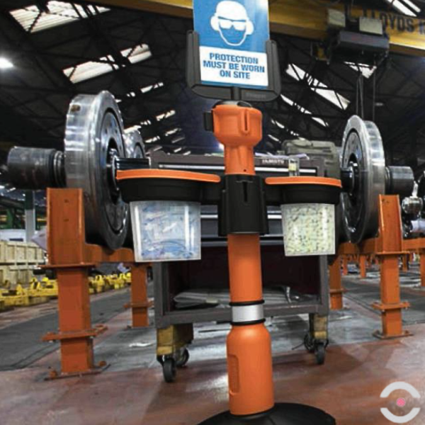 Kołnierz na słupek z podstawką