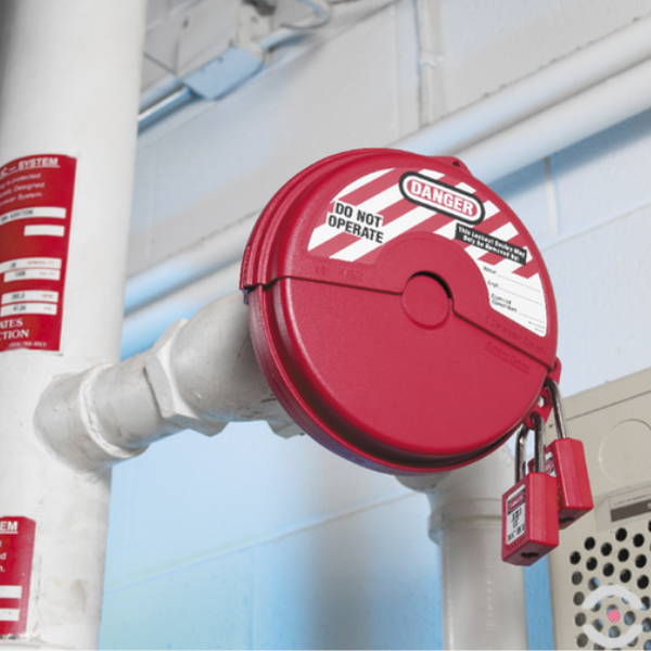 Blokada zaworu (z pokrętłem) zasuwowego (Ex), 101-165 mm