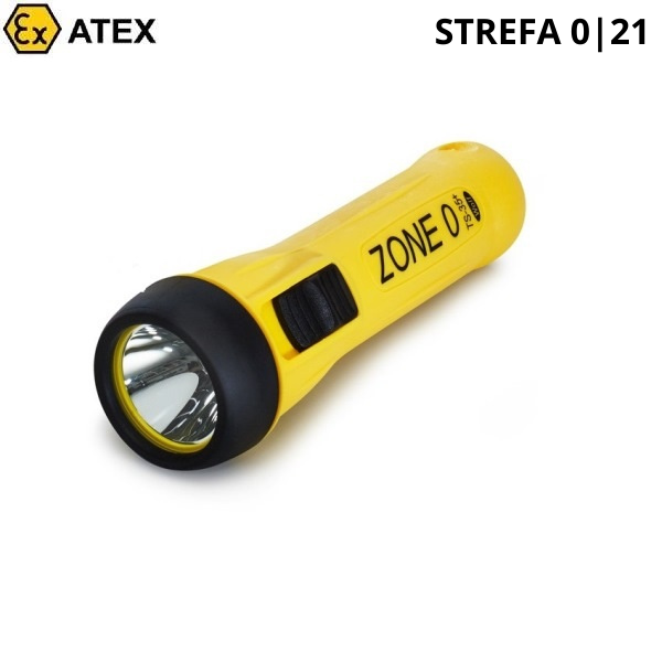Latarka Ex ATEX Topserw WOLF TS-35+ bateryjna, prosta, 1*LED, Zone ‘0’, ‘21’