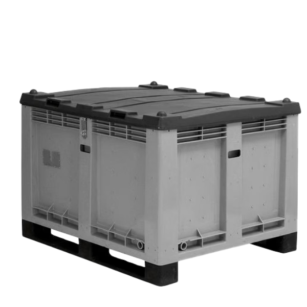 Pojemnik PG2 do transportu (ADR), składowania baterii i akumulatorów Topserw, 613 l, polietylen, wypełniacz PyroBubbles