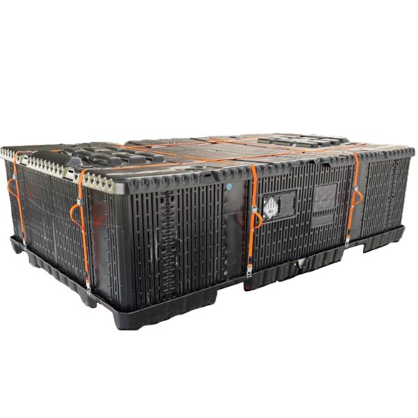 Pojemnik PG2 do transportu (ADR), składowania baterii i akumulatorów Topserw, 2605 l, polietylen, mata elektroizolacyjna, wypełniacz PyroBubbles