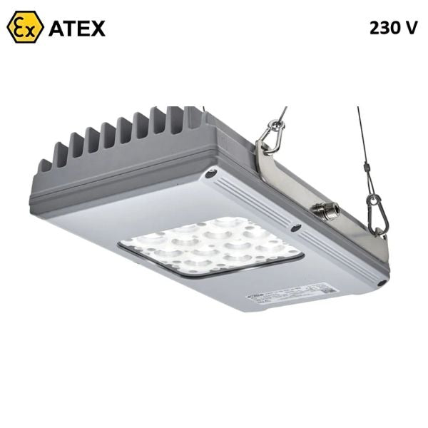 Lampa sufitowa Ex ATEX Topserw WOLF LHX1S, 90 W, 16*LED, 45°C, zasilanie 230 V, strefa 1, 21