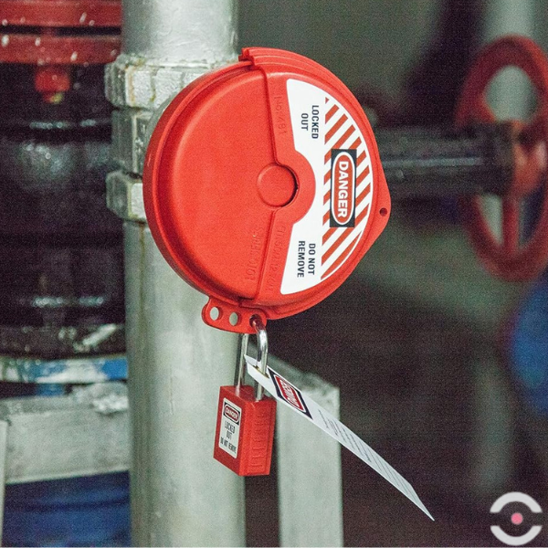 Blokada zaworu (z pokrętłem) zasuwowego (Ex), 152-254 mm