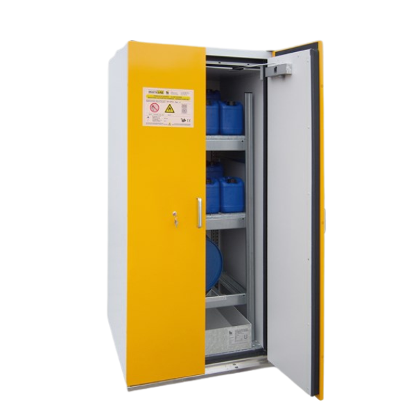Szafa ognioodporna Topserw DRUM-90 L, 3 półki, wanna wychwytowa EW, FAS, 90 min
